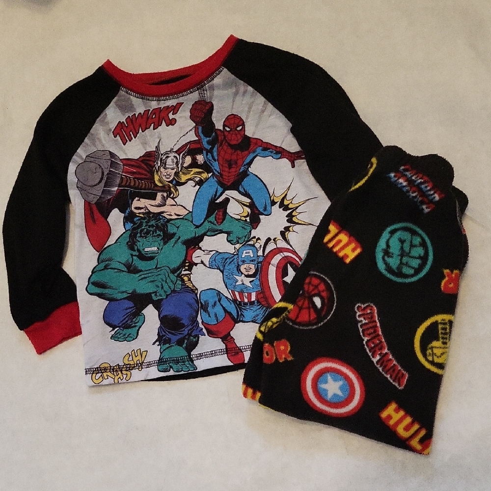 Marvel Superhero two piece pajama set